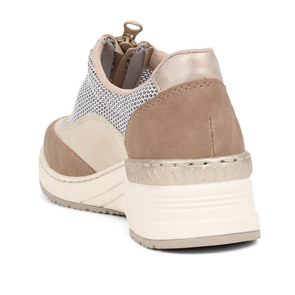Pavers Slip-On Trainers - Beige