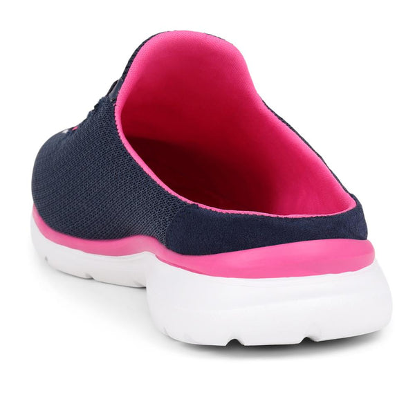 Pavers Slip-On Trainers - Navy-Pink