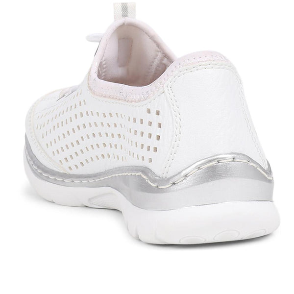 Pavers Slip-On Trainers - White