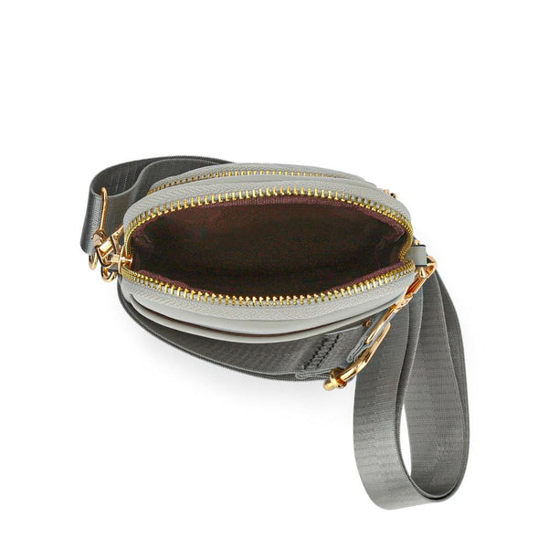 Pavers Small Cross-Body Bag - Grey