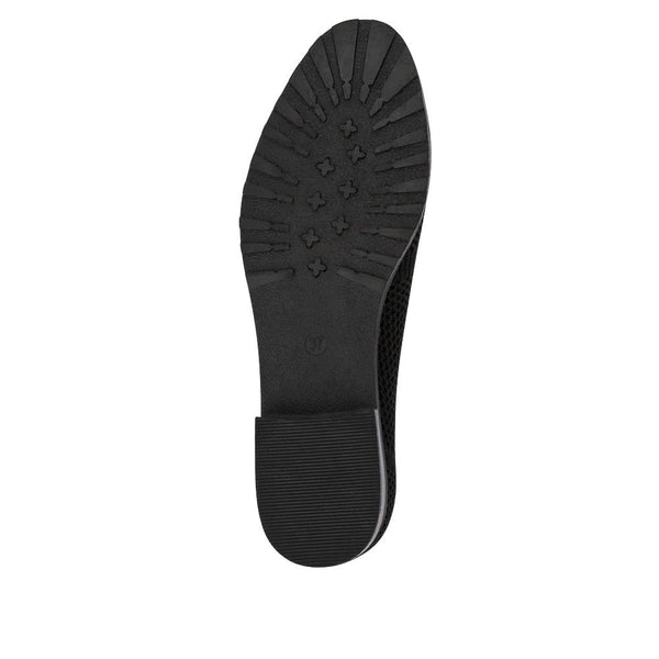 Pavers Smart Heeled Slip-On Shoes - Black