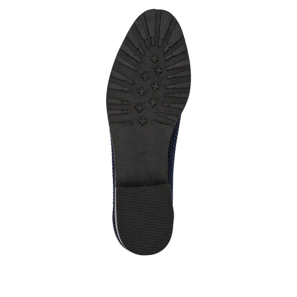 Pavers Smart Heeled Slip-On Shoes - Navy