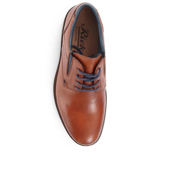 Pavers Smart Lace-Up Derby Shoes - Tan
