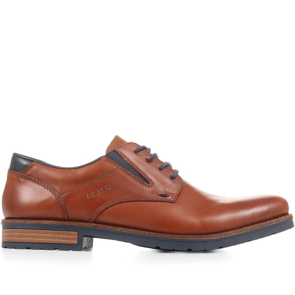 pavers Smart Lace-Up Derby Shoes - Tan
