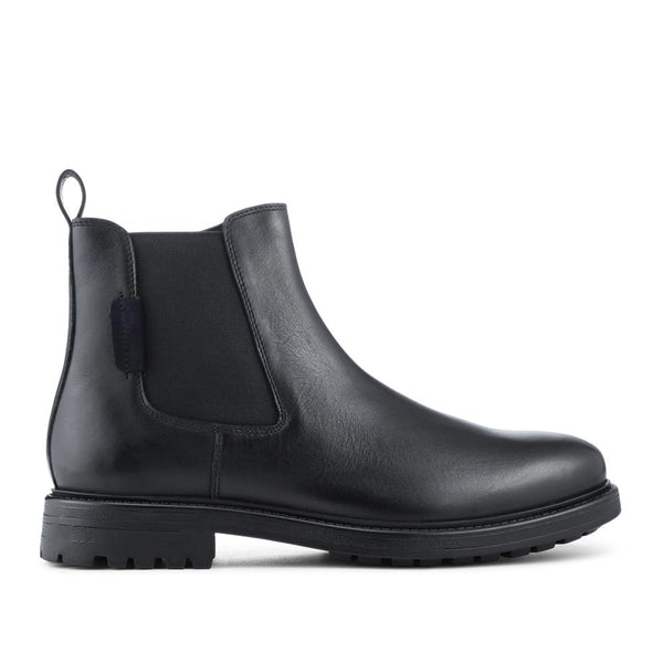 pavers Smart Leather Chelsea Boots - Black