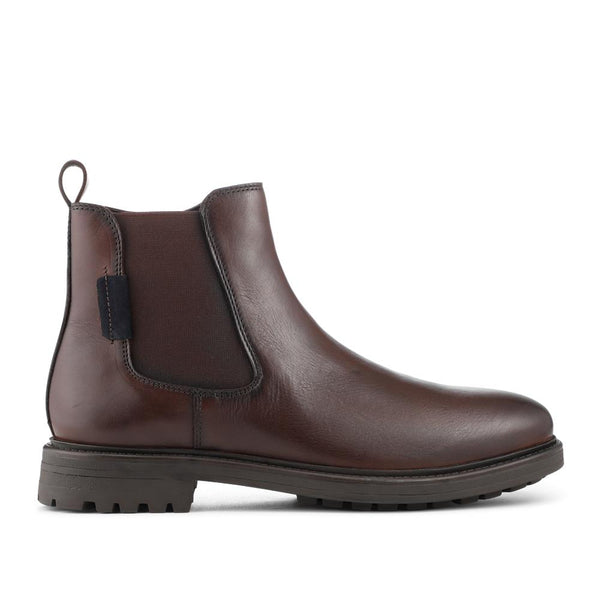 pavers Smart Leather Chelsea Boots - Brown