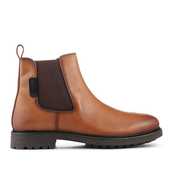 pavers Smart Leather Chelsea Boots - Tan