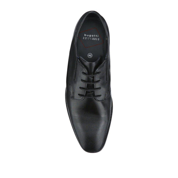 Pavers Smart Leather Derby Shoes - Black