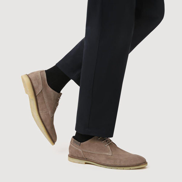 Pavers Smart Leather Desert Shoes - Taupe