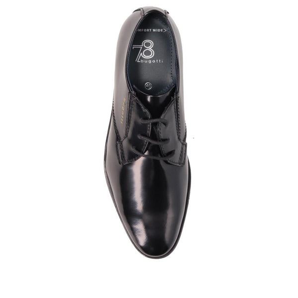 Pavers Smart Leather Oxford Shoes - Black