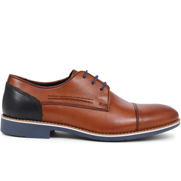 pavers Smart Leather Shoes - Tan
