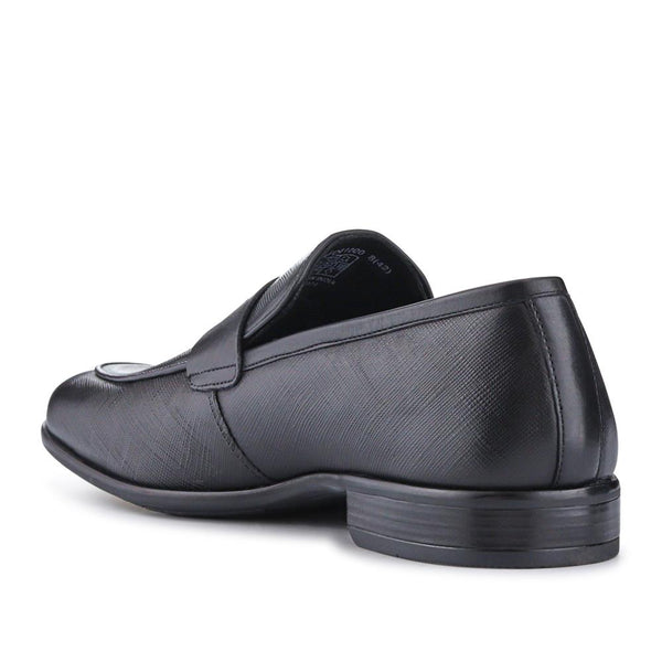 Pavers Smart Leather Slip-On Shoes - Black