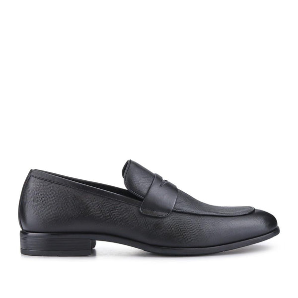 pavers Smart Leather Slip-On Shoes - Black