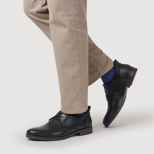 Pavers Smart Leather Slip-Ons - Black