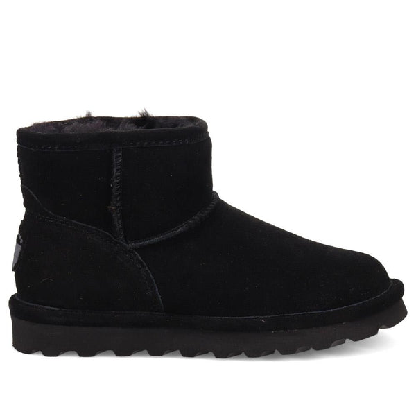 pavers Soft Faux-Fur-Lined Ankle Boots - Black