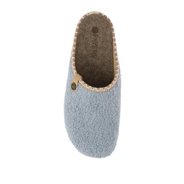 Pavers Soft Fleeced Slippers - Blue