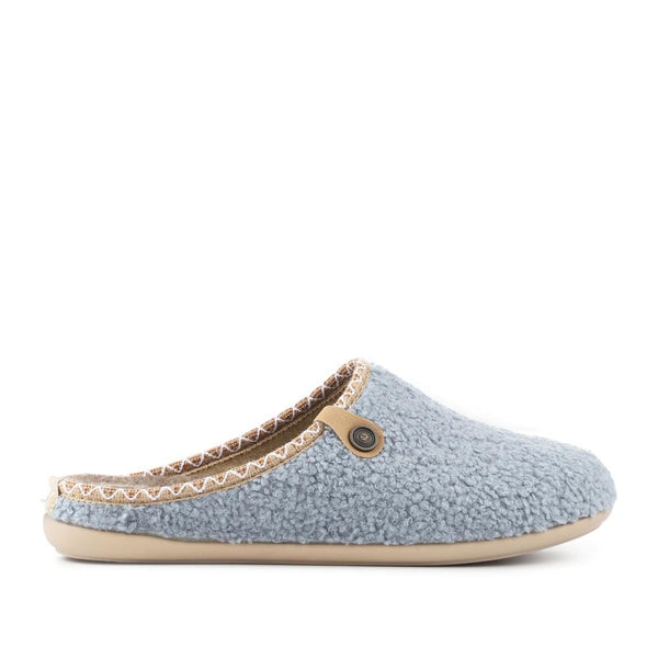 pavers Soft Fleeced Slippers - Blue