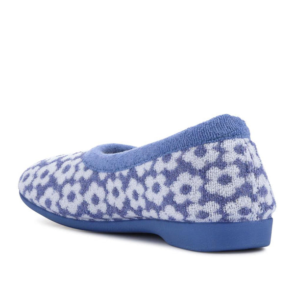 Pavers Soft Lightweight Full Slippers - Blue