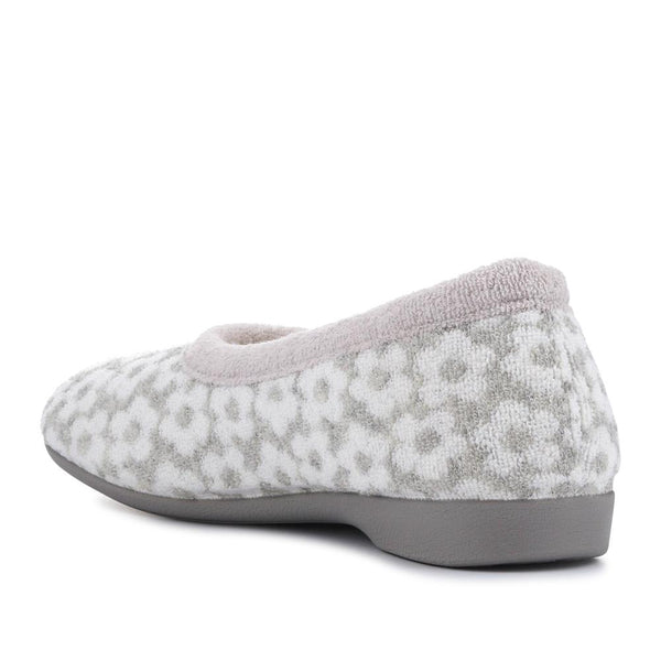 Pavers Soft Lightweight Full Slippers - Grey
