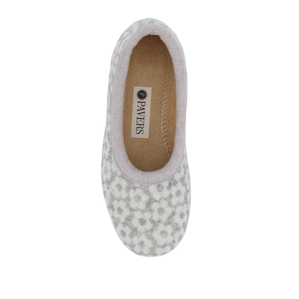 Pavers Soft Lightweight Full Slippers - Grey