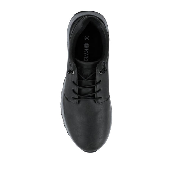 Pavers Sporty Lace Up Shoes - Black