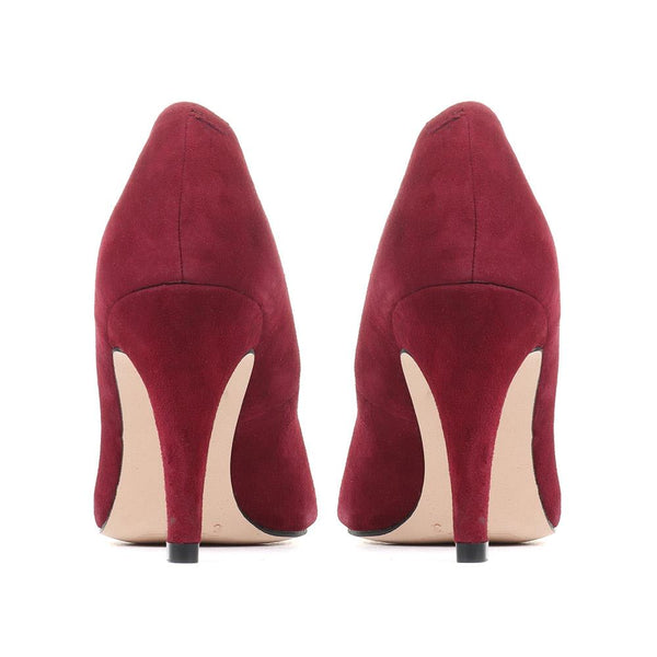 Pavers Stiletto Court Shoes - Burgundy