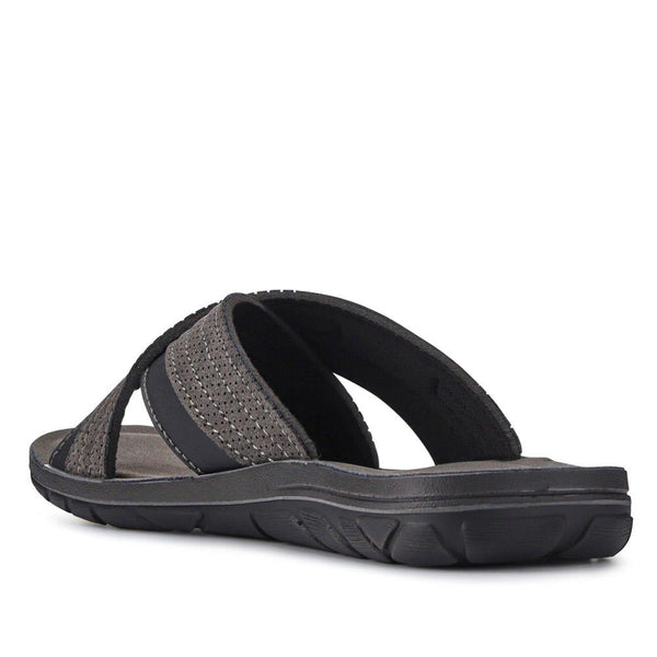 Pavers Strappy Mule Sandals - Grey
