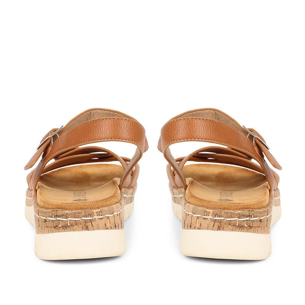 Pavers Strappy Sandals - Tan