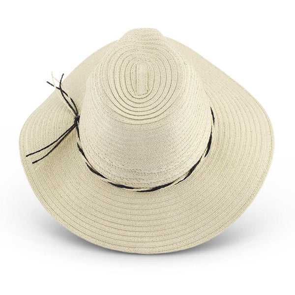 pavers Straw Sun Hat - Beige-Black