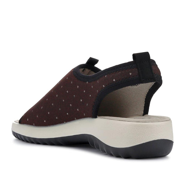 Pavers Stretchy Slingback Sandals - Black