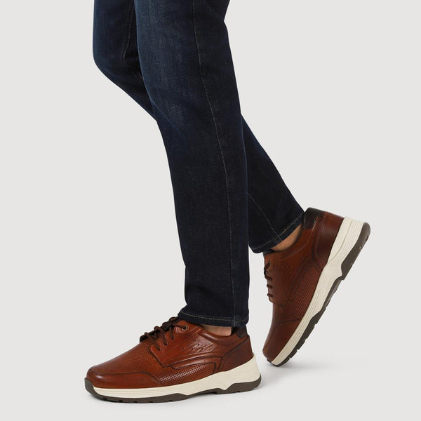 Pavers Suede Trainers - Cognac