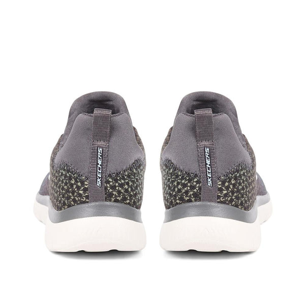 Pavers Summit - Glowing Iris Vegan Trainers - Charcoal