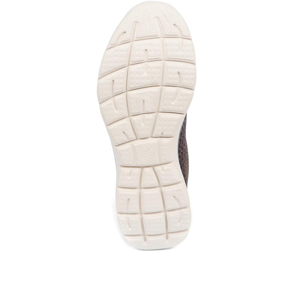 Pavers Summit - Glowing Iris Vegan Trainers - Charcoal