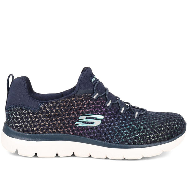 pavers Summit - Glowing Iris Vegan Trainers - Navy
