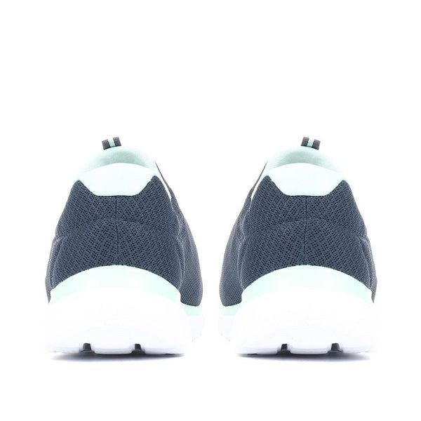 Pavers Summits Slip-On Trainers - Navy Multi