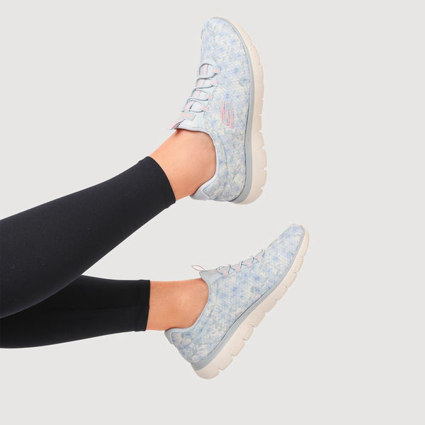 Pavers Summits Wildflower Trainers - Light Blue