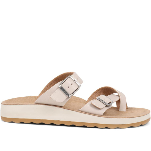 pavers Toe Post Sandals - Beige
