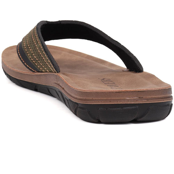 Pavers Toe-Post Sandals - Brown