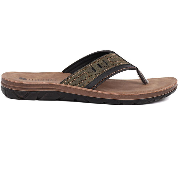 pavers Toe-Post Sandals - Brown