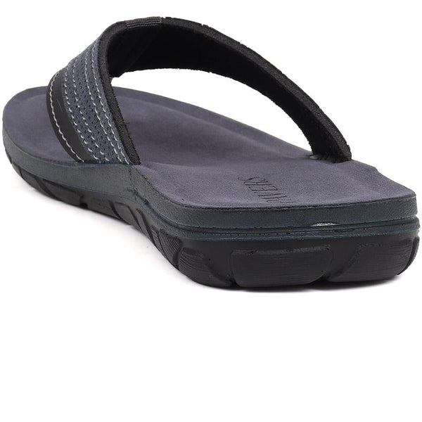 Pavers Toe-Post Sandals - Navy