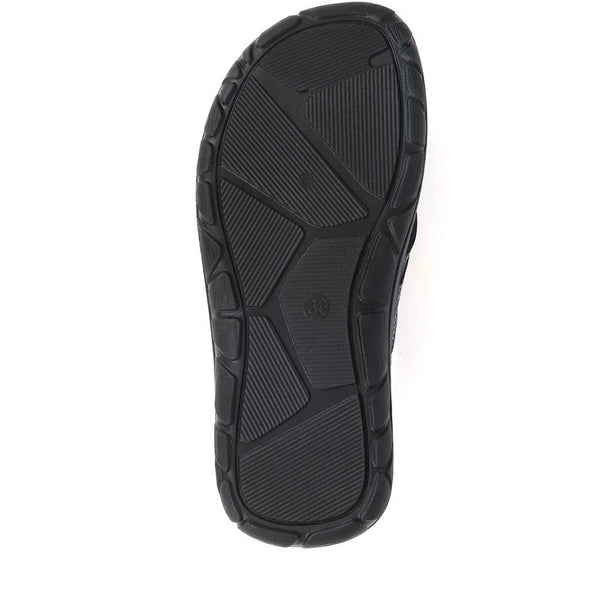 Pavers Toe-Post Sandals - Navy