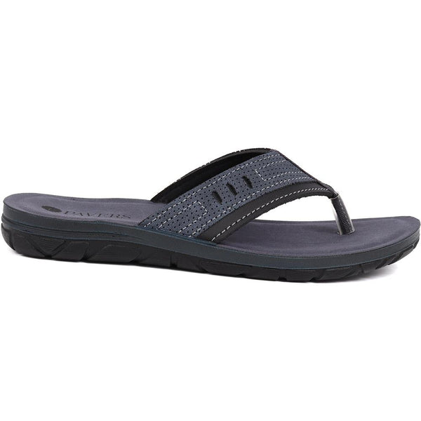 pavers Toe-Post Sandals - Navy