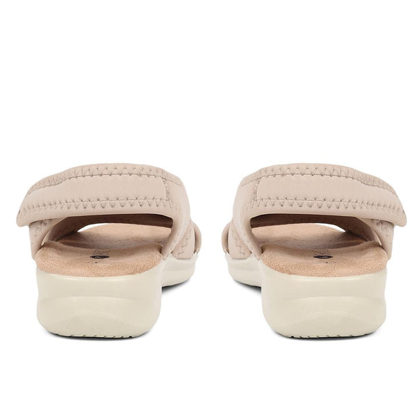 Pavers Touch-Fasten Casual Sandals - Beige