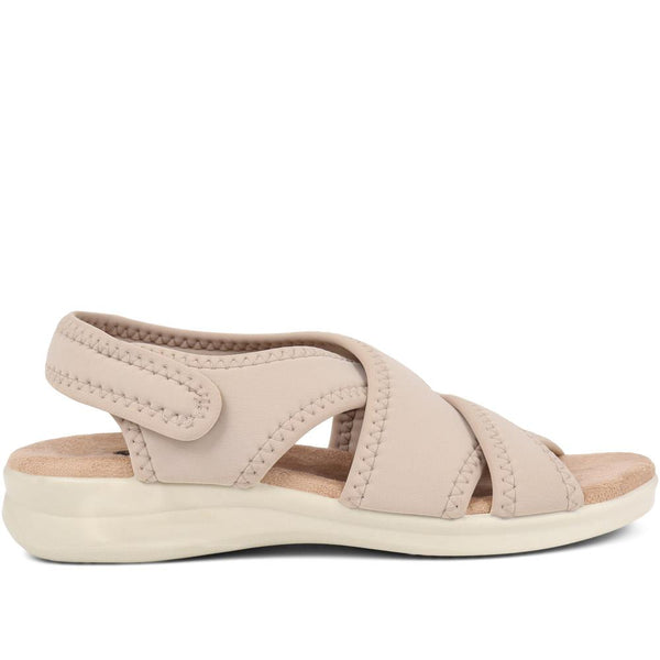 pavers Touch-Fasten Casual Sandals - Beige