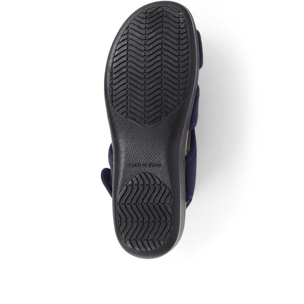 Pavers Touch-Fasten Casual Sandals - Navy