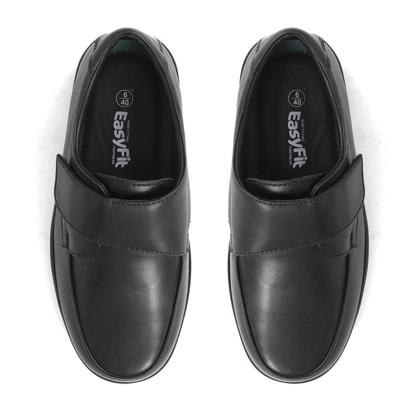 Pavers Touch-Fasten Monk Strap Shoes - Black