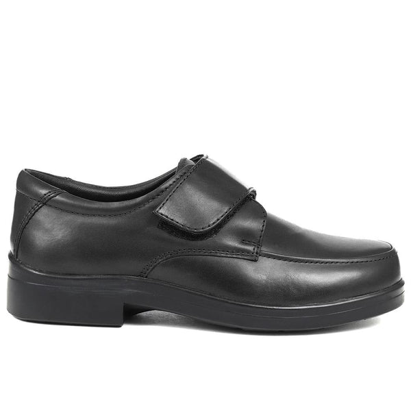 pavers Touch-Fasten Monk Strap Shoes - Black