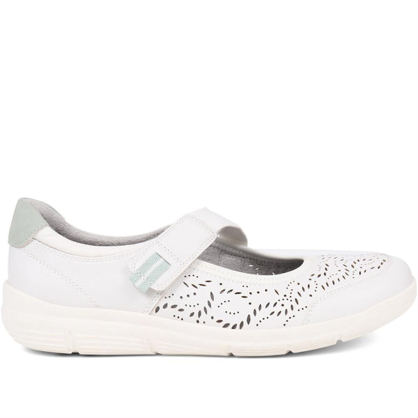 pavers Touch-Fasten Trainer Pumps - Off White