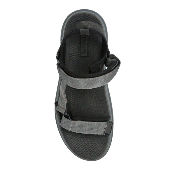 Pavers Touch-Fastening Casual Sandals - Grey
