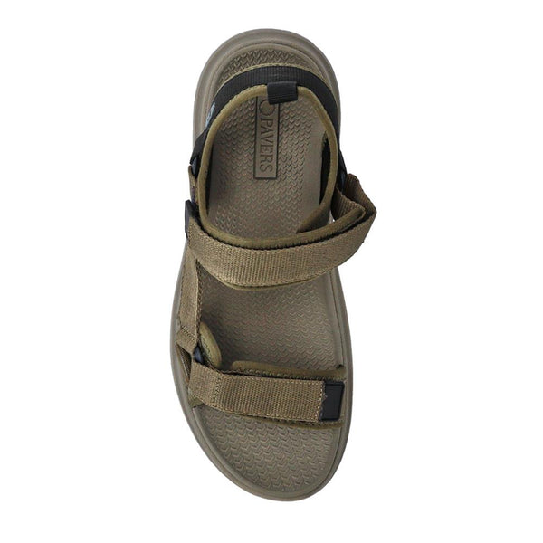 Pavers Touch-Fastening Casual Sandals - Khaki